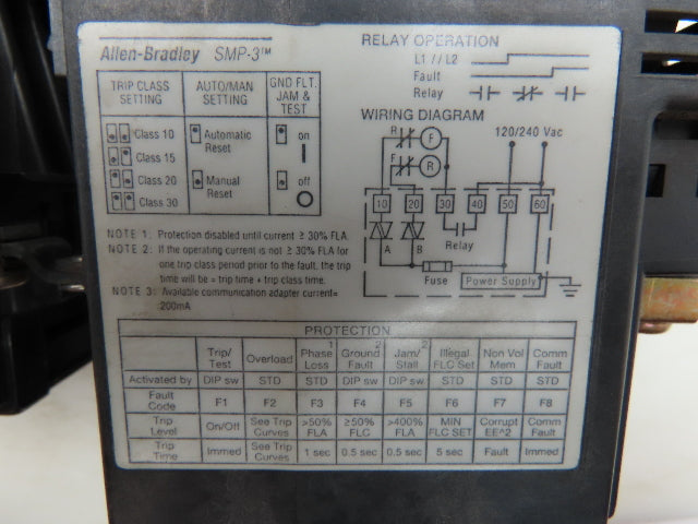 Allen Bradley 509-BOD-XXX Motor Starter Contactor Relay 120V Coil 600VAC 10HP