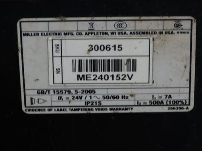 Miller CP-252TS Mig Welder 100% Duty 22A Wire Feeder 200/230/460v 3PH 250 amp