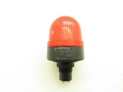 Werma 207 X00 75 Industrial Signal Light Red 24V LED 22mm Mount