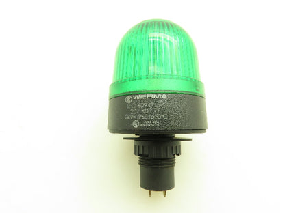 Werma 207X0075 Industrial Signal Light Green 24V LED 22mm Mount