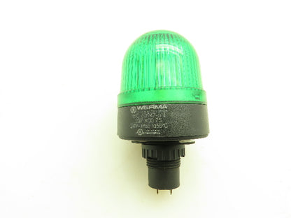 Werma 207X0075 Industrial Signal Light Green 24V LED 22mm Mount