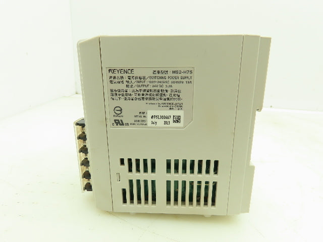 Keyence MS2-H75 Switching Mode Power Supply 24VDC 3.2A