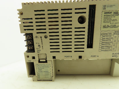 Omron NS5-SQ10B-V2 PLC Interactive Display 5.7 in LCD 24V 15W Missing Screen