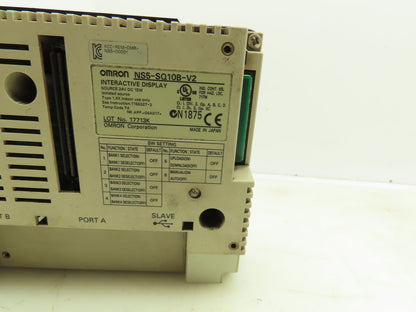 Omron NS5-SQ10B-V2 PLC Interactive Display 5.7 in LCD 24V 15W Missing Screen