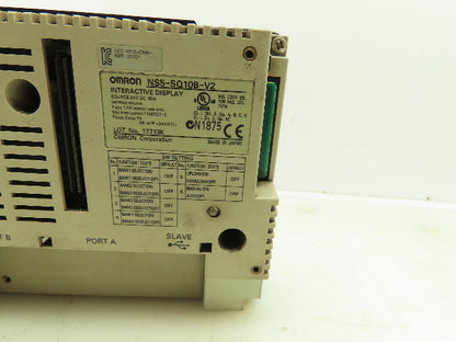 Omron NS5-SQ10B-V2 PLC Interactive Display 5.7 in LCD 24V 15W Missing Screen