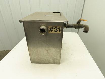 Edge Tech Tramp Oil Water Separator Stainless Tank