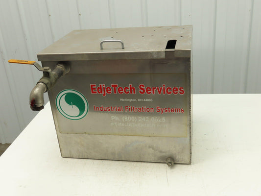 Edge Tech Tramp Oil Water Separator Stainless Tank