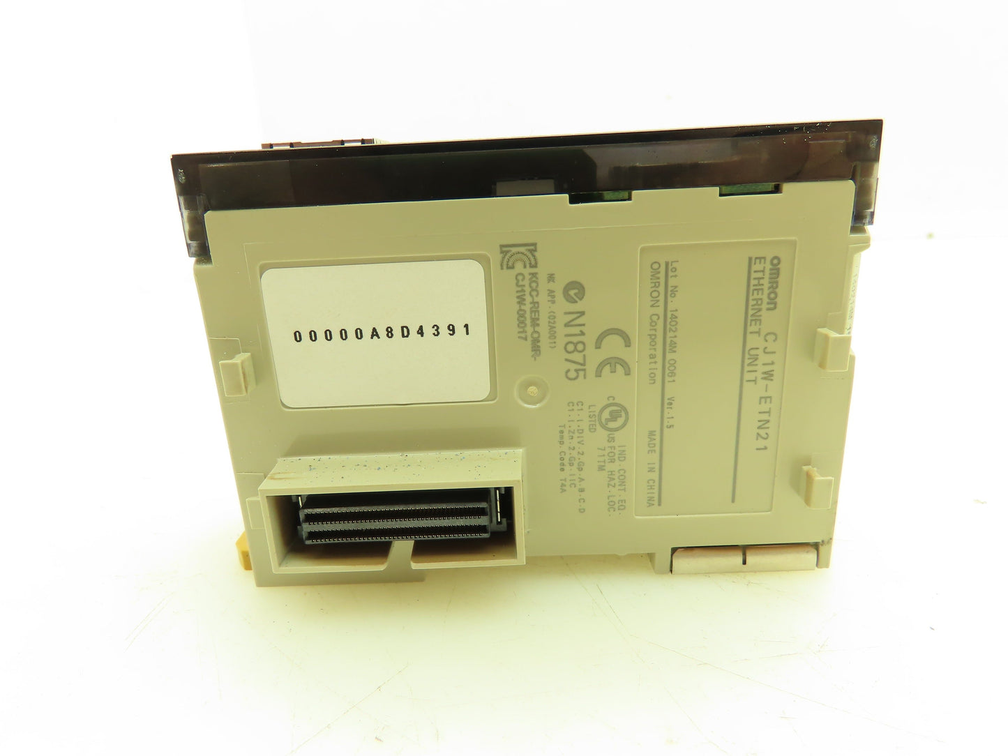 Omron CJ1W-ETN21 Ethernet Unit PLC Control Module