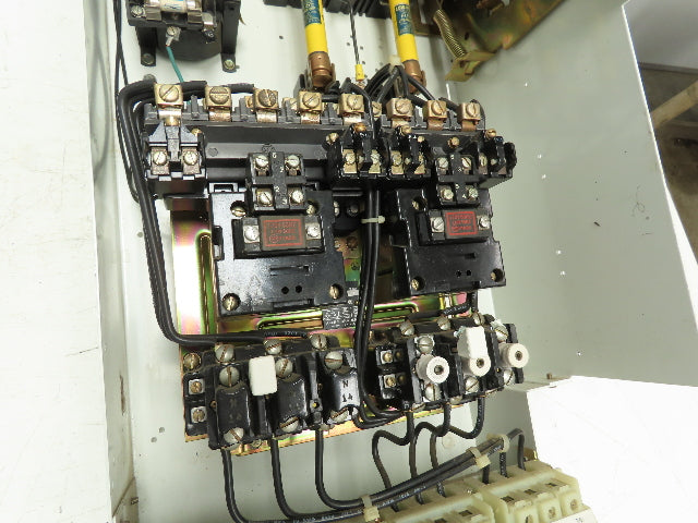 Allen Bradley Sz 1 Reversing Starter 10Hp 30A Fusible Disconnect Switch 460V 3PH