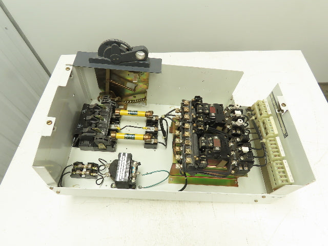 Allen Bradley Sz 1 Reversing Starter 10Hp 30A Fusible Disconnect Switch 460V 3PH