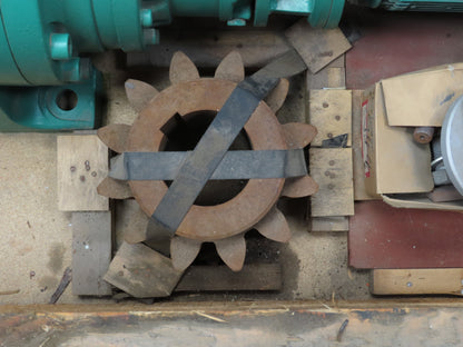 Leroy Somer LS80L Inline Gearmotor Gear Drive .55kW 1640 RPM 460V 3PH IP55 Motor