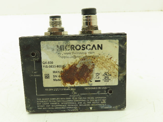 Microscan QX-830 FIS-0830 Barcode Scanner