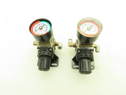SMC AR20-01B Pneumatic Precision Pressure Regulator Valve 1/8" NPT Lot of 2