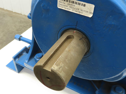 Foote Jones Inline Gear Reducer Drive with Motor Mount 244:1 Ratio