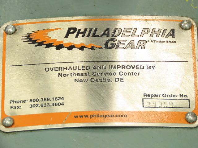 Cone Drive Gears Gear Reducer 500:1 Double Reduction 5Hp 3.5 RPM LH Gearbox