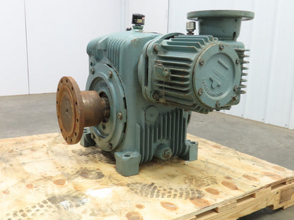 Cone Drive Gears Gear Reducer 500:1 Double Reduction 5Hp 3.5 RPM LH Gearbox
