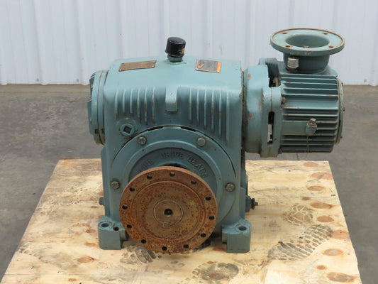 Cone Drive Gears Gear Reducer 500:1 Double Reduction 5Hp 3.5 RPM LH Gearbox