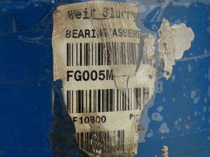 Weir Warman FG005M Slurry Pump Shaft Bearing Cartridge Assembly