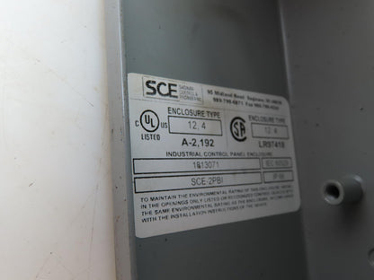 Saginaw Control SCE-2PBI Pushbutton Enclosure E-Stop Reset Button Lot of 2