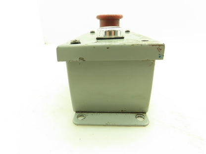 Saginaw Control SCE-2PBI Pushbutton Enclosure E-Stop Reset Button Lot of 2