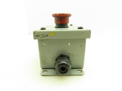 Saginaw Control SCE-2PBI Pushbutton Enclosure E-Stop Reset Button Lot of 2
