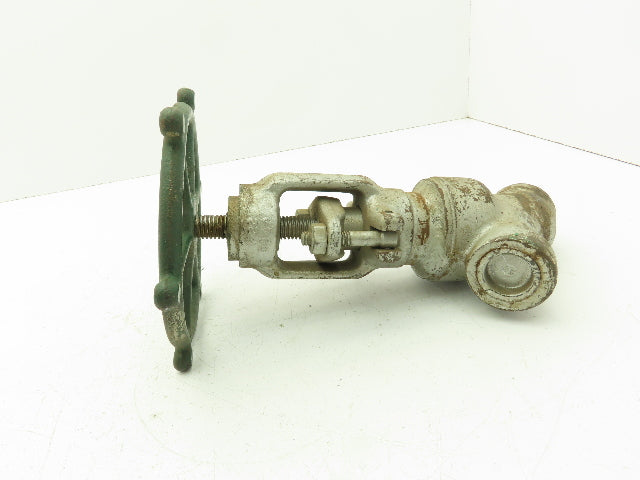 Edward F3626 Univalve Y-Pattern Manual Globe Valve 3/4" Socket F22 Steel 4200CWP