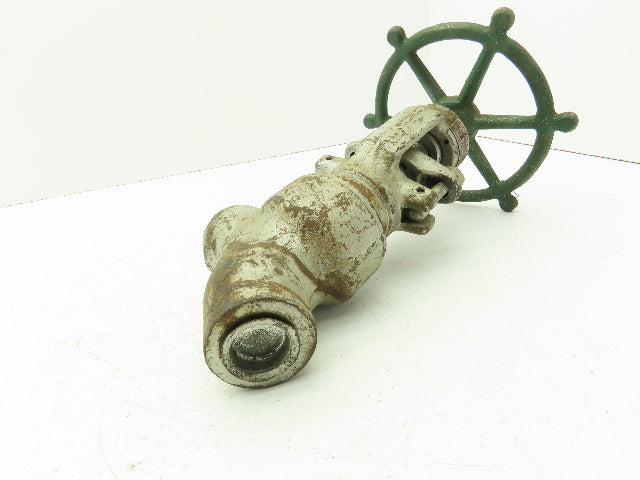 Edward F3626 Univalve Y-Pattern Manual Globe Valve 3/4" Socket F22 Steel 4200CWP