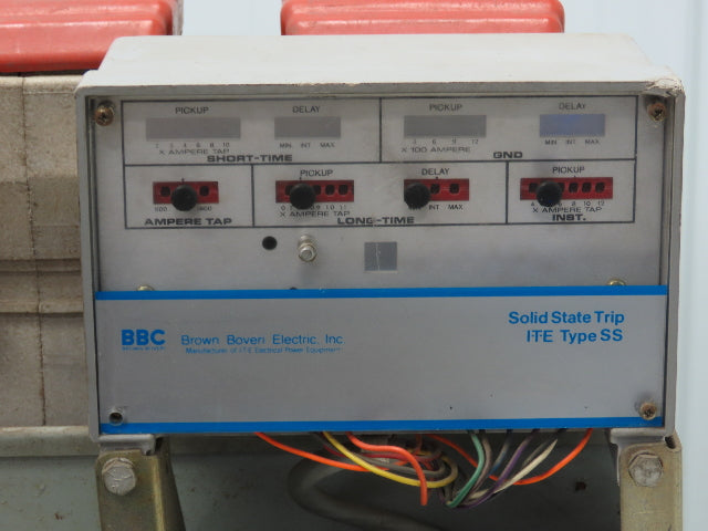 I-T-E K-1600S K-Line Air Circuit Breaker 1600A Frame SS-3 Solid State Trip