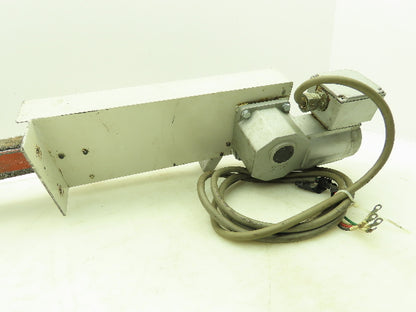 Bunri TOS-25-2 Separator Oil Skimmer 1" Wide Belt 11" Immersed 200V 3Ph Motor