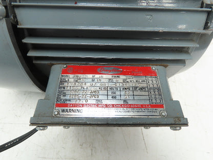 Dayton Electric 3N075 AC Motor 1.5Hp 1155 RPM 230/460V 3PH 182T