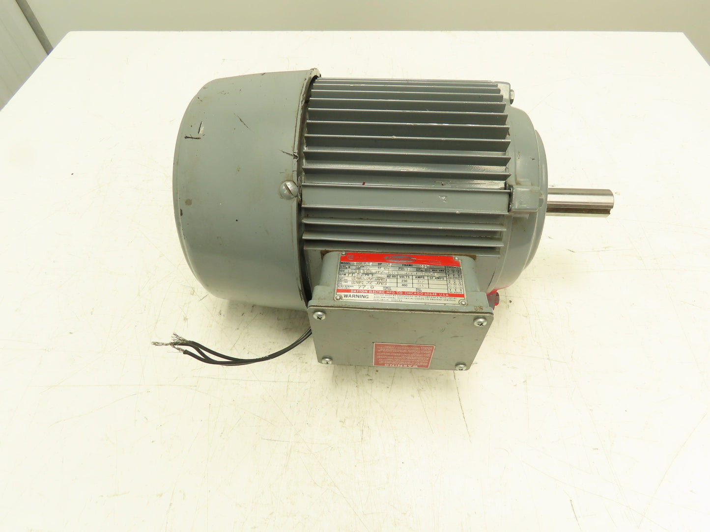 Dayton Electric 3N075 AC Motor 1.5Hp 1155 RPM 230/460V 3PH 182T