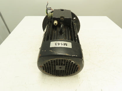 Kuenle K21R 100Lx8H AC Motor 1.3kW 855 RPM 220/480V 3PH 50/60Hz IP55 VDE 0530
