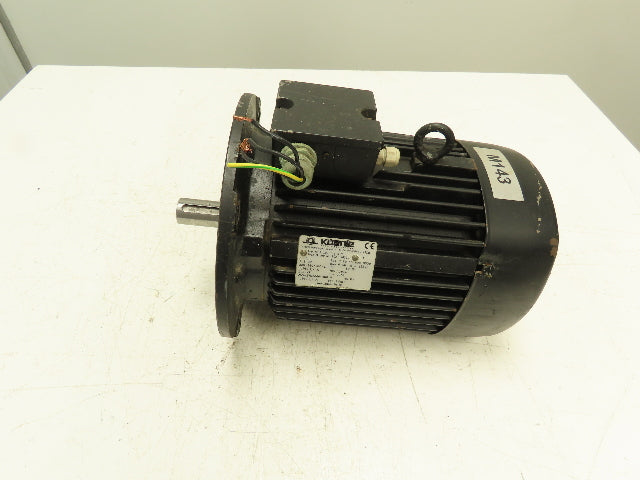 Kuenle K21R 100Lx8H AC Motor 1.3kW 855 RPM 220/480V 3PH 50/60Hz IP55 VDE 0530
