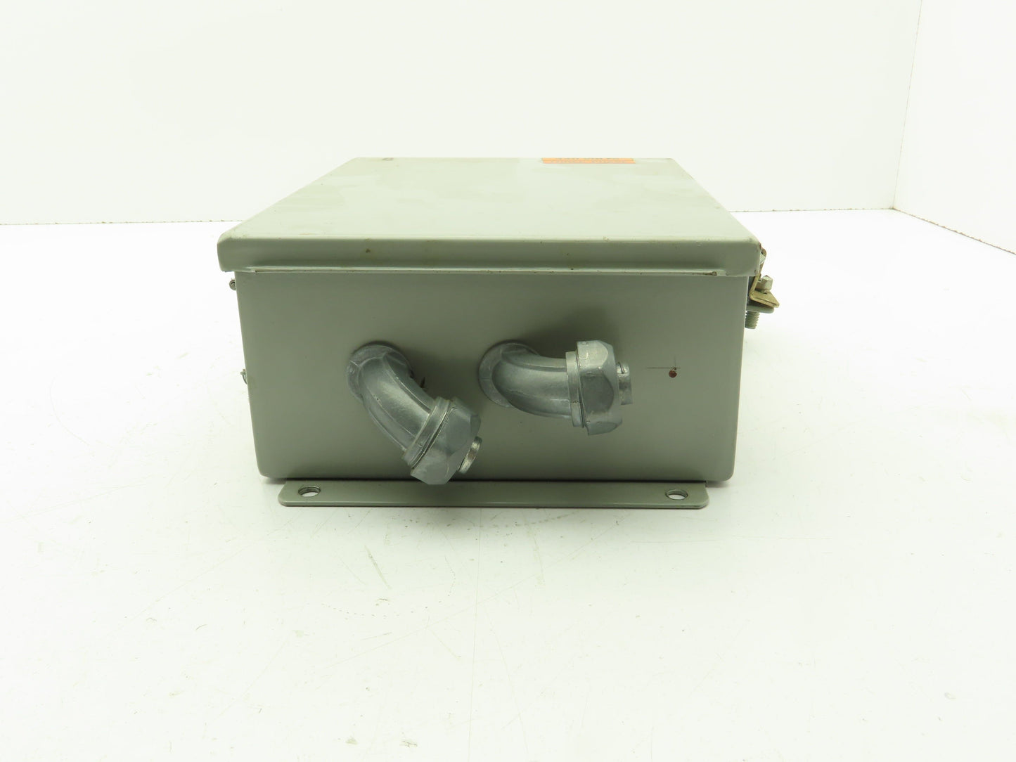 Wiegmann B100804CH 10x8x4" Steel Electrical Enclosure w/Terminal Blocks 9080 GM6