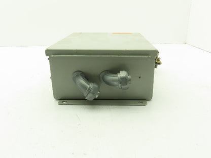 Wiegmann B100804CH 10x8x4" Steel Electrical Enclosure w/Terminal Blocks 9080 GM6