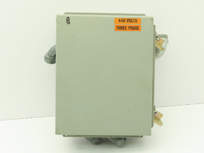 Wiegmann B100804CH 10x8x4" Steel Electrical Enclosure w/Terminal Blocks 9080 GM6