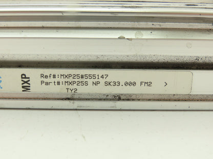 Tolomatic MXP25S Rodless Pneumatic Band Cylinder Bearing Slide 1"Bore 33" Stroke