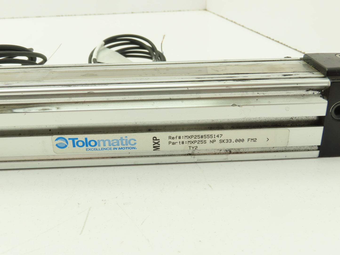Tolomatic MXP25S Rodless Pneumatic Band Cylinder Bearing Slide 1"Bore 33" Stroke