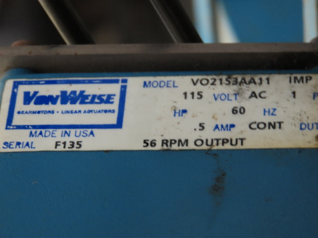 Cambridge AE2001 Automatic Rivet Machine Insertion Machine Von Weise Gromets