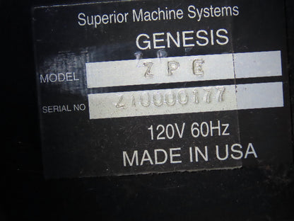 Superior Machine SMS Genesis ZPE Zebra 170PAX2 Shipping Label Printer Applicator