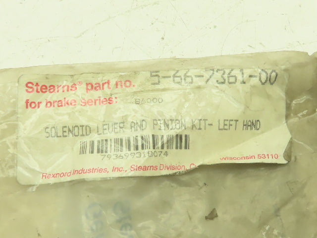 Stearns Brake 5-66-7361-00 Solenoid Lever & Pinion Kit Left Hand  86000 Series