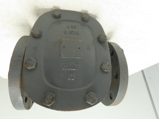 Collins I0117 Swing Check Valve 4" ASME 150# Brass Horizonal Mount