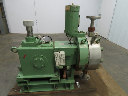 Nikkiso 1S4AY-0.8-50D1MSP Milflo Metering Dosing Pump 72GPH 150PSI 1.25" ASMI