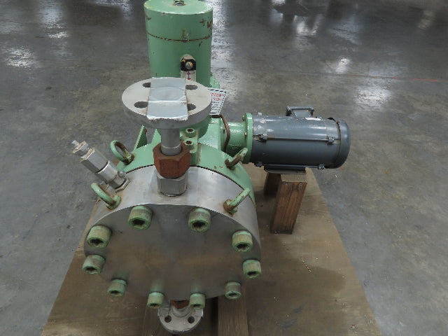 Nikkiso 1S4AY-0.8-50D1MSP Milflo Metering Dosing Pump 72GPH 150PSI 1.25" ASMI