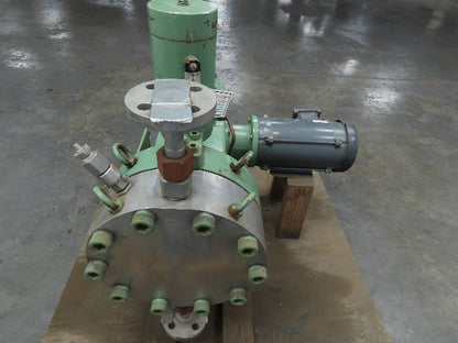 Nikkiso 1S4AY-0.8-50D1MSP Milflo Metering Dosing Pump 72GPH 150PSI 1.25" ASMI