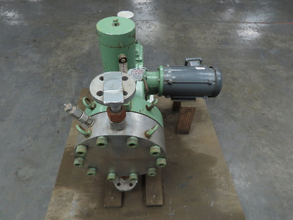 Nikkiso 1S4AY-0.8-50D1MSP Milflo Metering Dosing Pump 72GPH 150PSI 1.25" ASMI