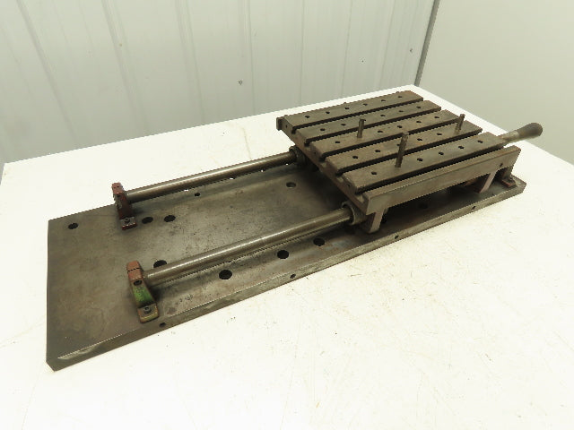 Sliding Milling Work Table Top Slotted Top 13.5x12.25" Base 36x12x1"