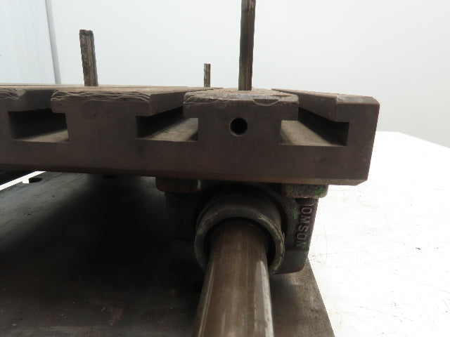 Sliding Milling Work Table Top Slotted Top 13.5x12.25" Base 36x12x1"