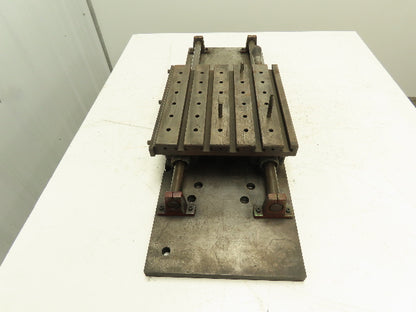 Sliding Milling Work Table Top Slotted Top 13.5x12.25" Base 36x12x1"