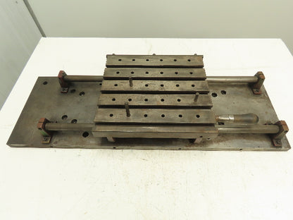 Sliding Milling Work Table Top Slotted Top 13.5x12.25" Base 36x12x1"